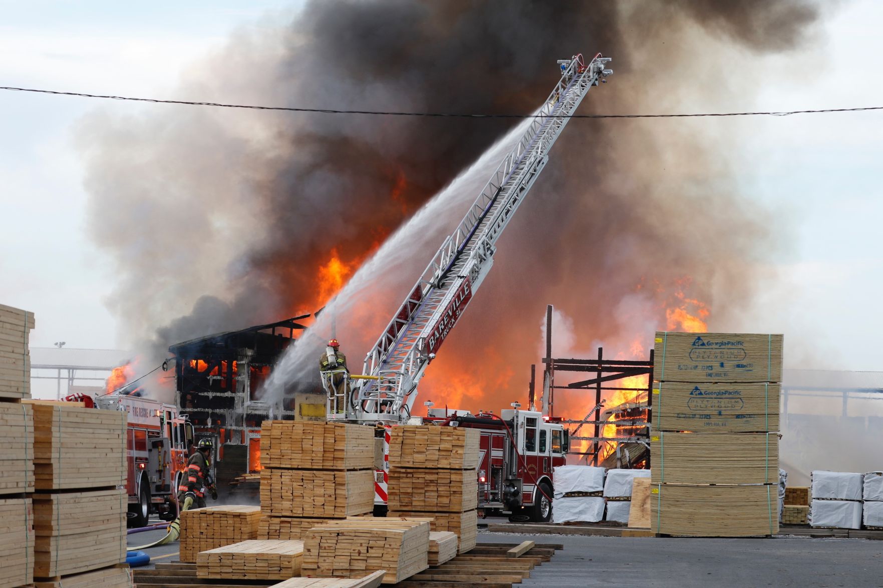 saw mill fire